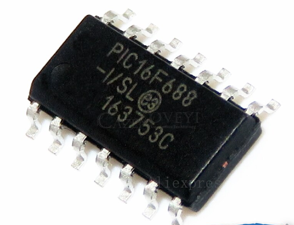 Using The PIC16F688-I/SL Microcontroller